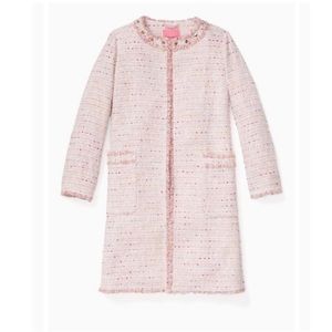 NWT Kate Spade Pink Tweed Jacket